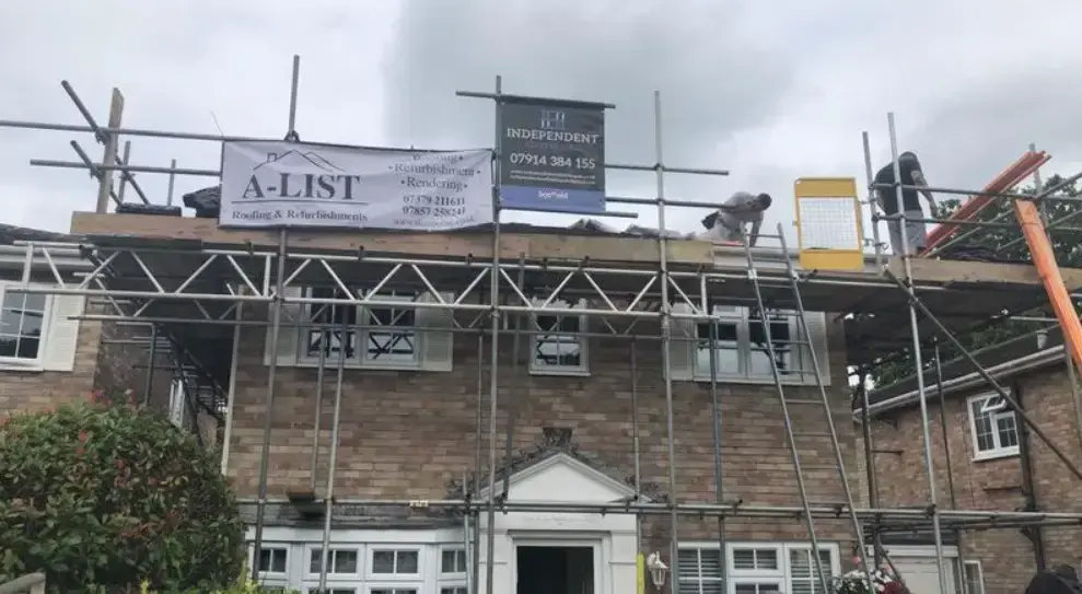 A roof completed by A-List Roofing near Cox Green