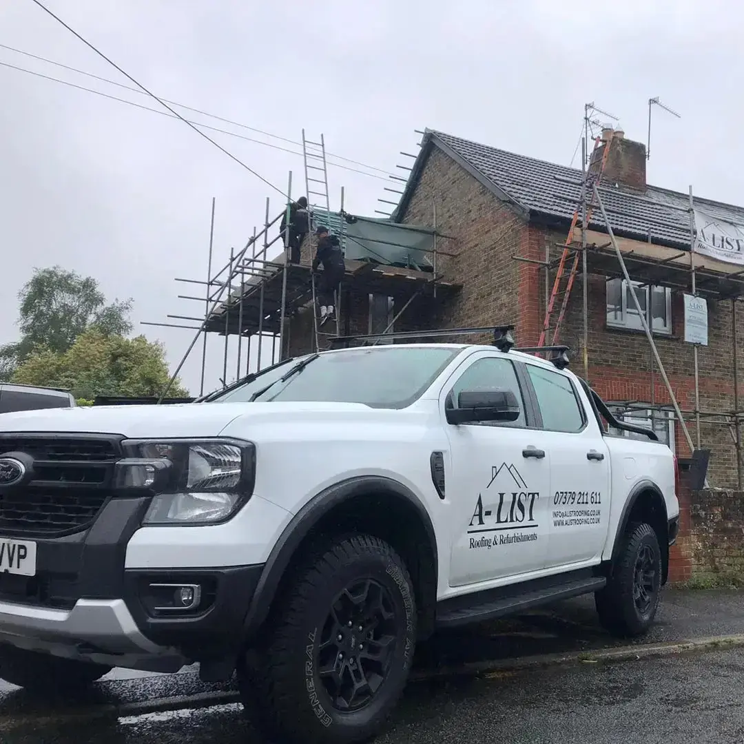 A roof completed by A-List Roofing near Esher