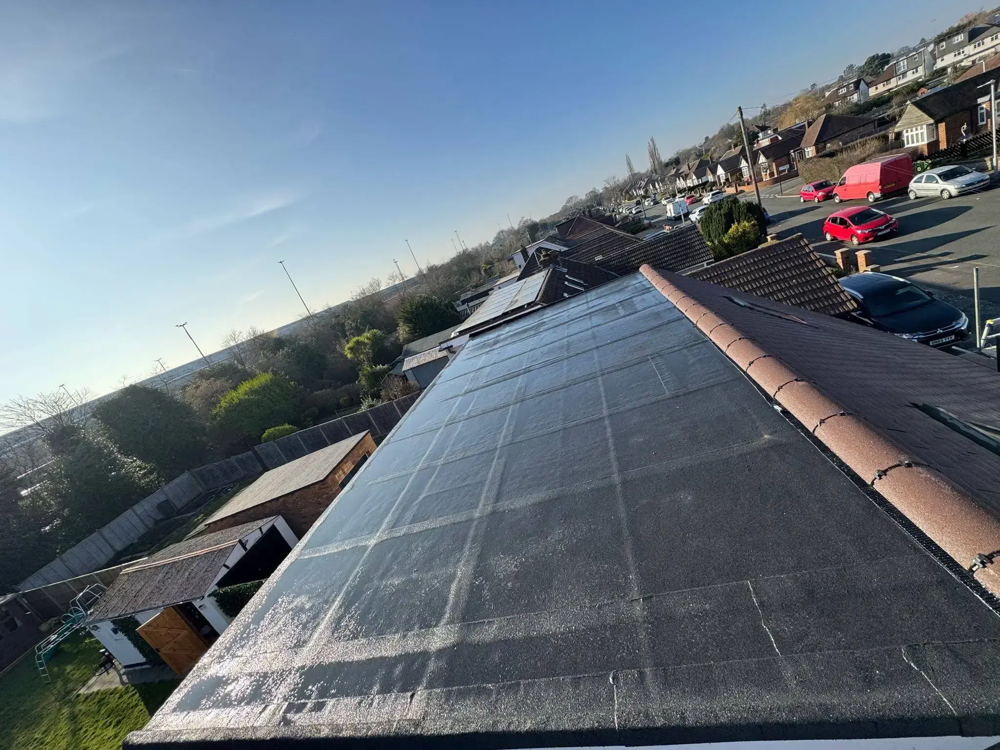 A roof completed by A-List Roofing near Old Windsor