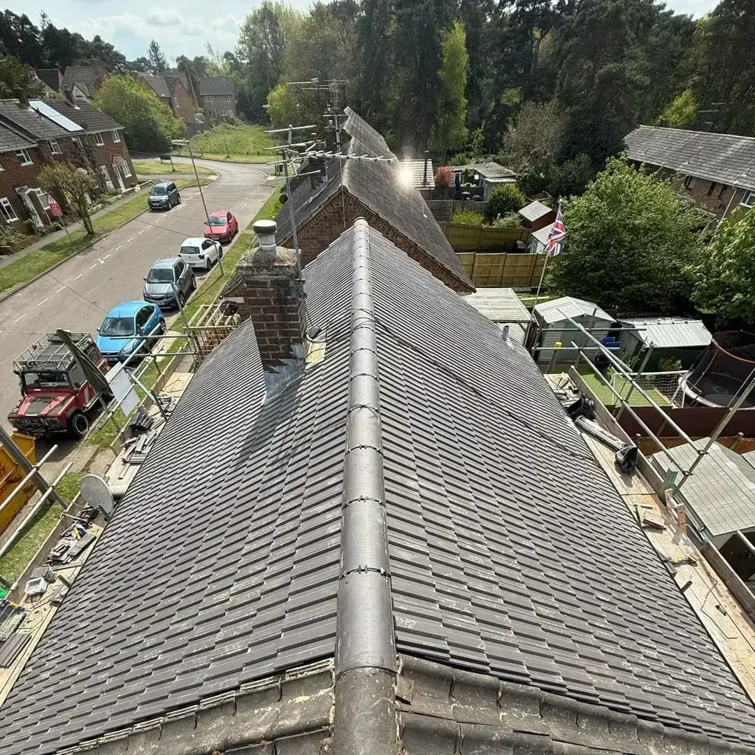 A roof completed by A-List Roofing near Windlesham